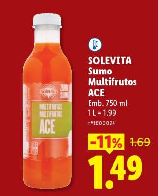 SOLEVITA Sumo Multifrutos ACE