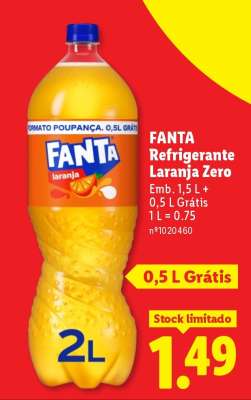 FANTA Refrigerante Laranja Zero