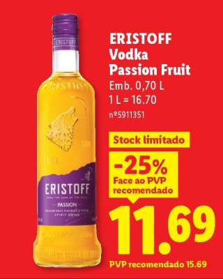 ERISTOFF Vodka Passion Fruit