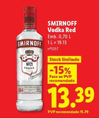 SMIRNOFF Vodka Red