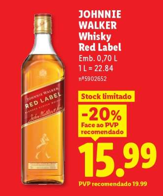 JOHNNIE WALKER Whisky Red Label