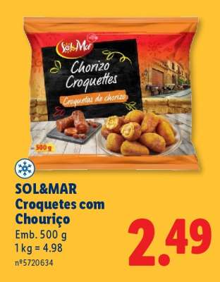 SOL&MAR Croquetes com Chouriço