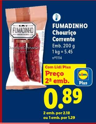 Fumadinho Chouriço Corrente