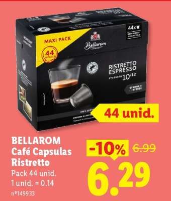 BELLAROM Café Capsulas Ristretto