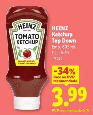 Heinz Ketchup Top Down