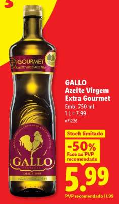 Gallo Azeite Virgem Extra Gourmet