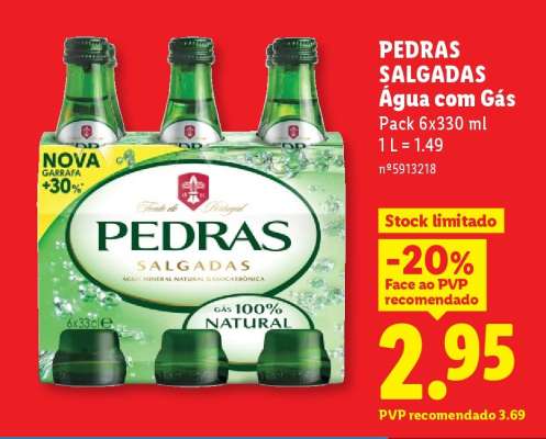 Pedras Salgadas Água com Gás