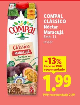 COMPAL CLÁSSICO Néctar Maracujá