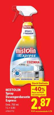 MISTOLIN Spray Desengordurante Express