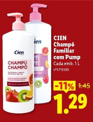 Cien Champô Familiar com Pump