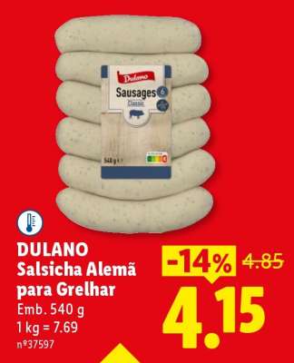 DULANO Salsicha Alemã para Grelhar