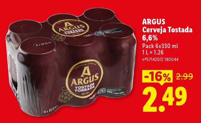 ARGUS Cerveja Tostada