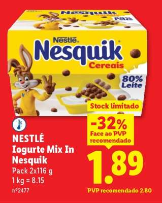 NESTLÉ Iogurte Mix In Nesquik