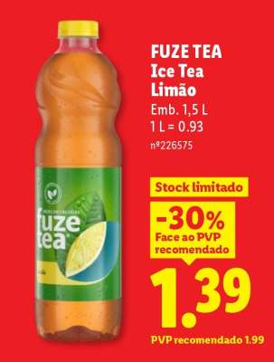 FUZE TEA Ice Tea Limão