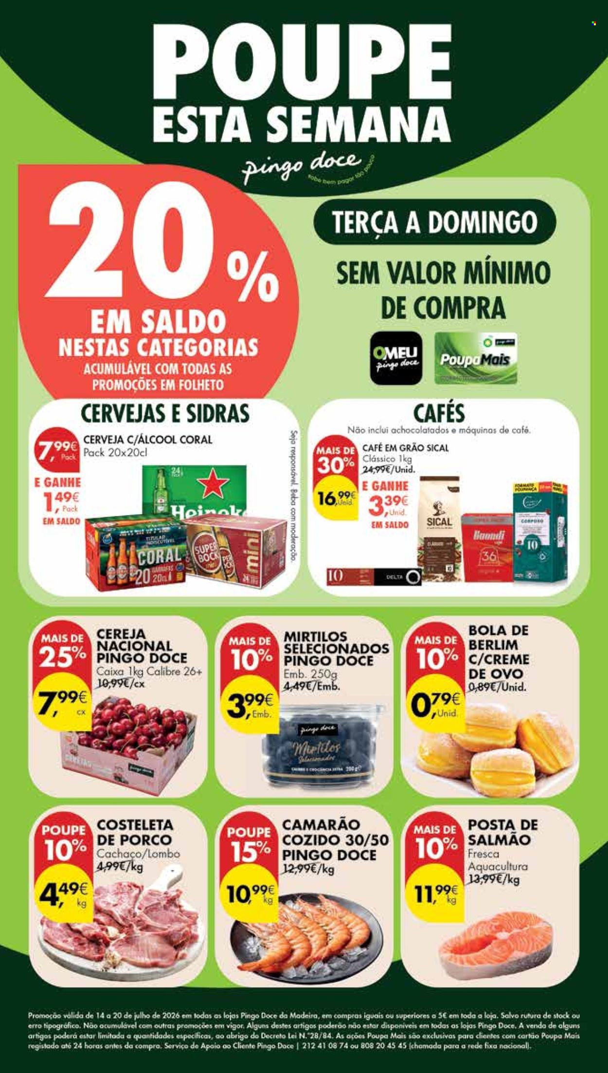Folheto Pingo Doce - 14.7.2026 - 20.7.2026. Página 1