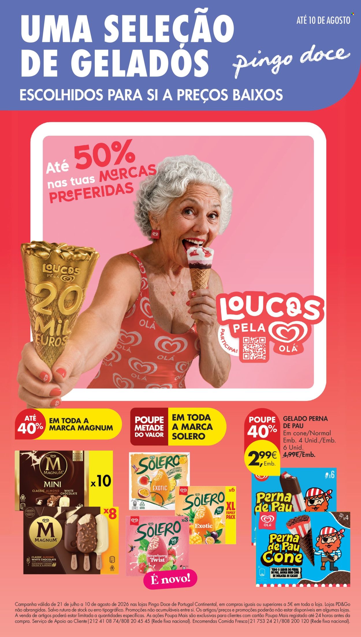 Folheto Pingo Doce - 21.7.2026 - 10.8.2026. Página 1