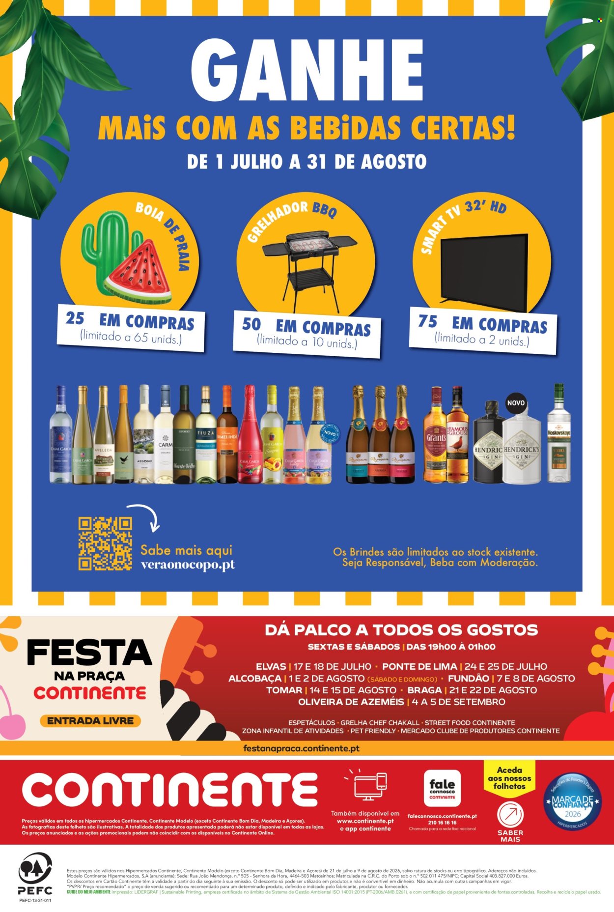Folheto Continente - 21.7.2026 - 9.8.2026. Página 28