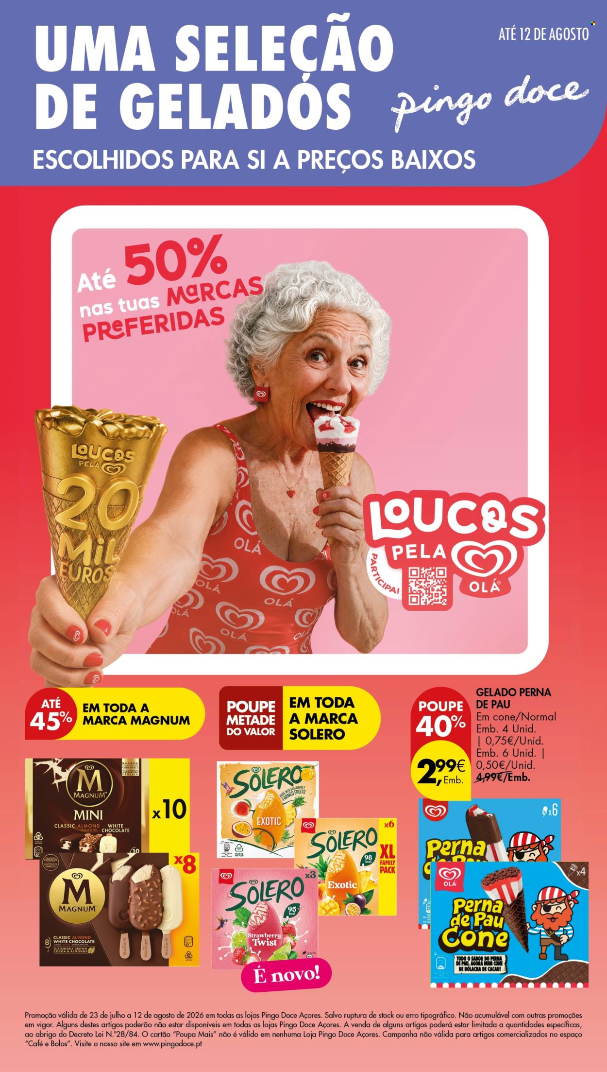 Folheto Pingo Doce - 23.7.2026 - 12.8.2026. Página 1