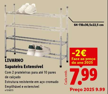 LIVARNO Sapateira Extensível