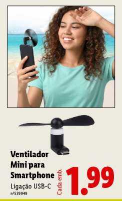Ventilador Mini para Smartphone