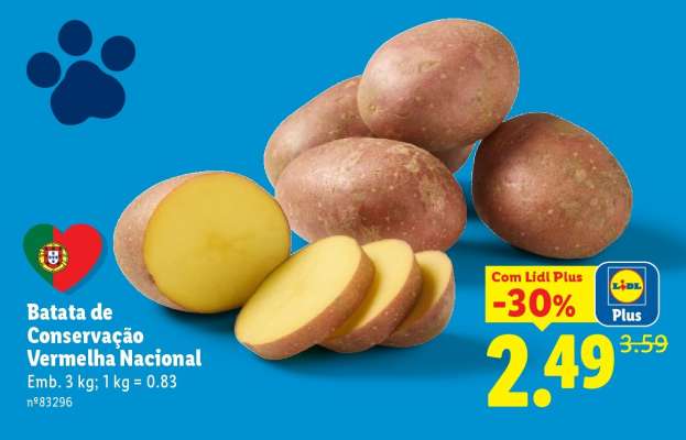 Batata de Conservação Vermelha Nacional
