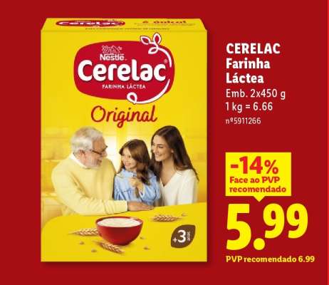 CERELAC Farinha Láctea