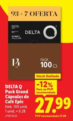 DELTA Q Pack Grand Cápsulas de Café Epic