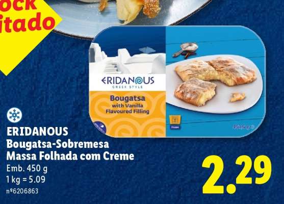 ERIDANOUS Bougatsa-Sobremesa