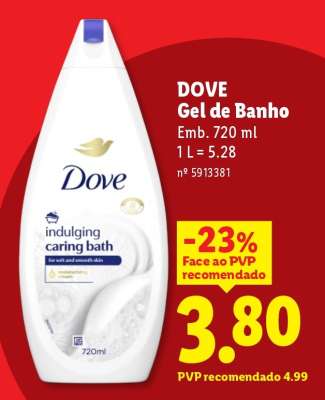 Dove Gel de Banho