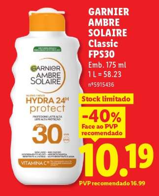 GARNIER AMBRE SOLAIRE Classic FPS30
