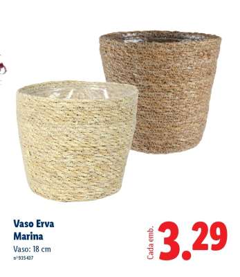 Vaso Erva Marina