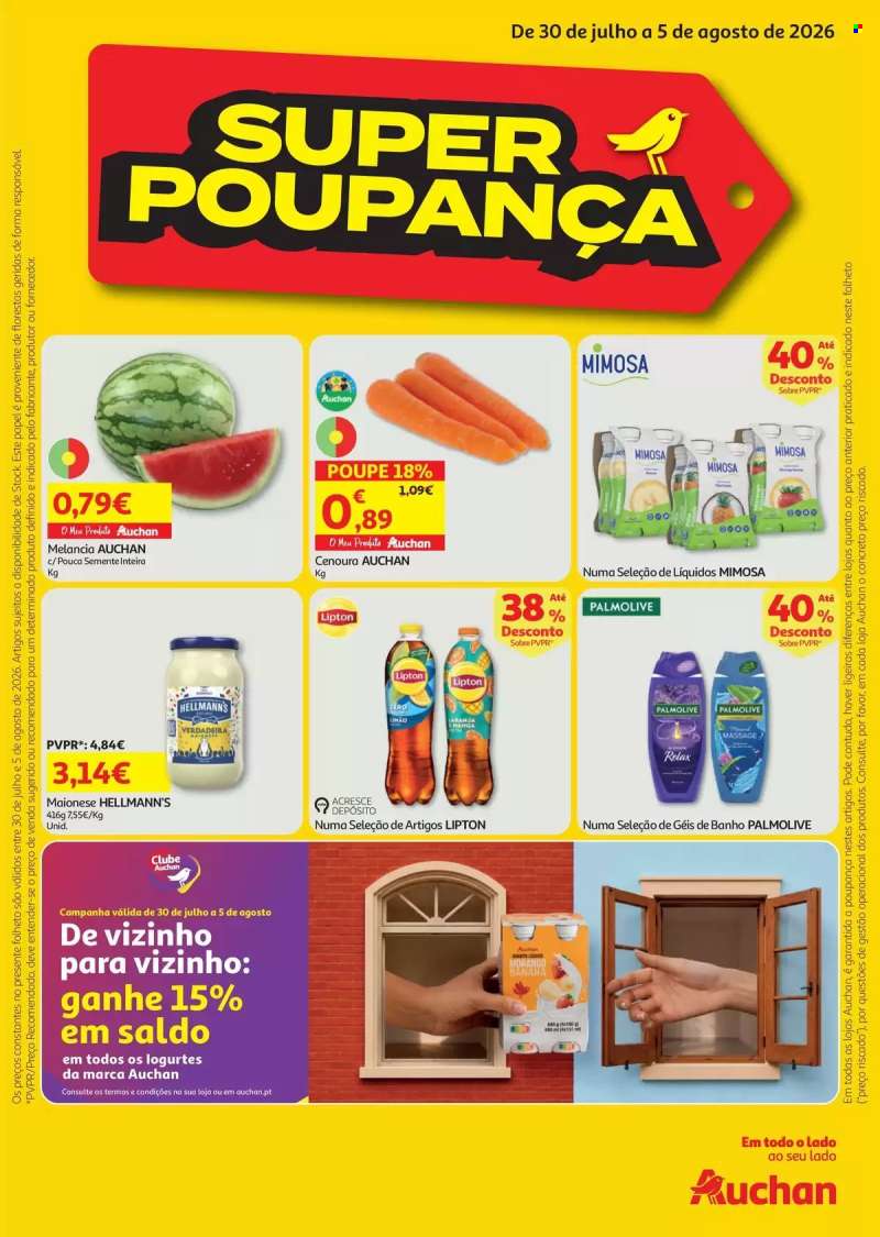 Folheto Auchan - 30.7.2026 - 5.8.2026.