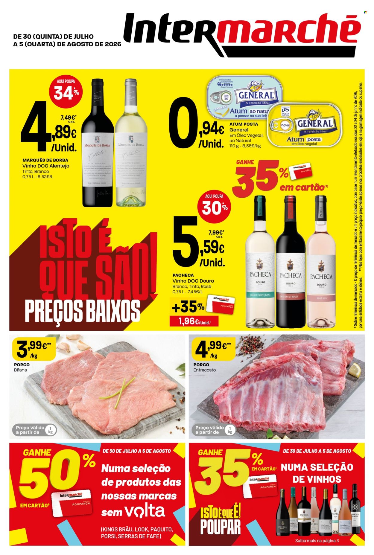 Folheto Intermarché - 30.7.2026 - 5.8.2026. Página 1