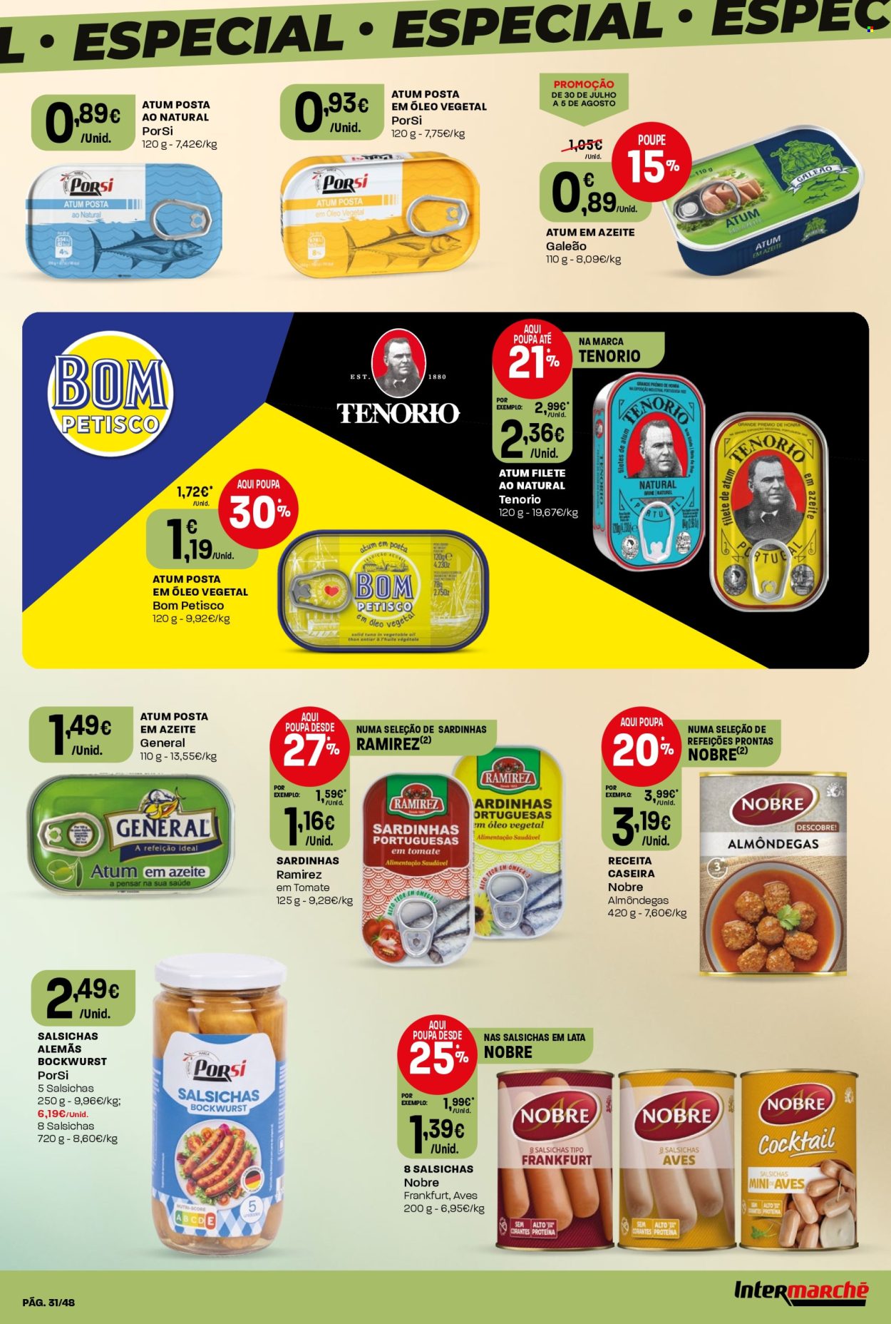 Folheto Intermarché - 30.7.2026 - 5.8.2026. Página 31