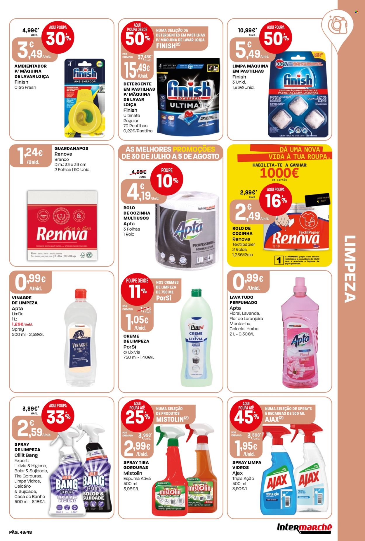 Folheto Intermarché - 30.7.2026 - 5.8.2026. Página 43