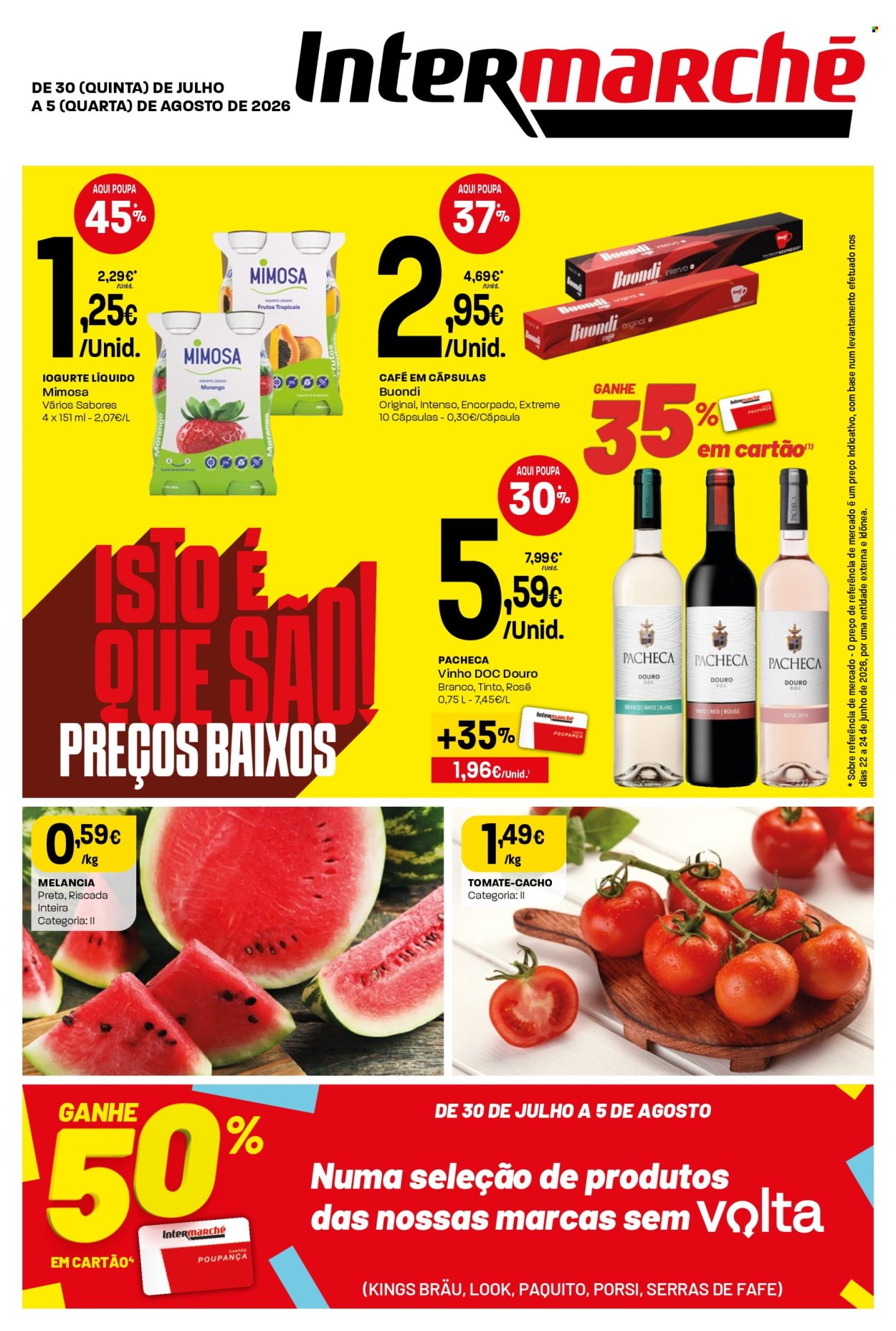 Folheto Intermarché - 30.7.2026 - 5.8.2026. Página 1