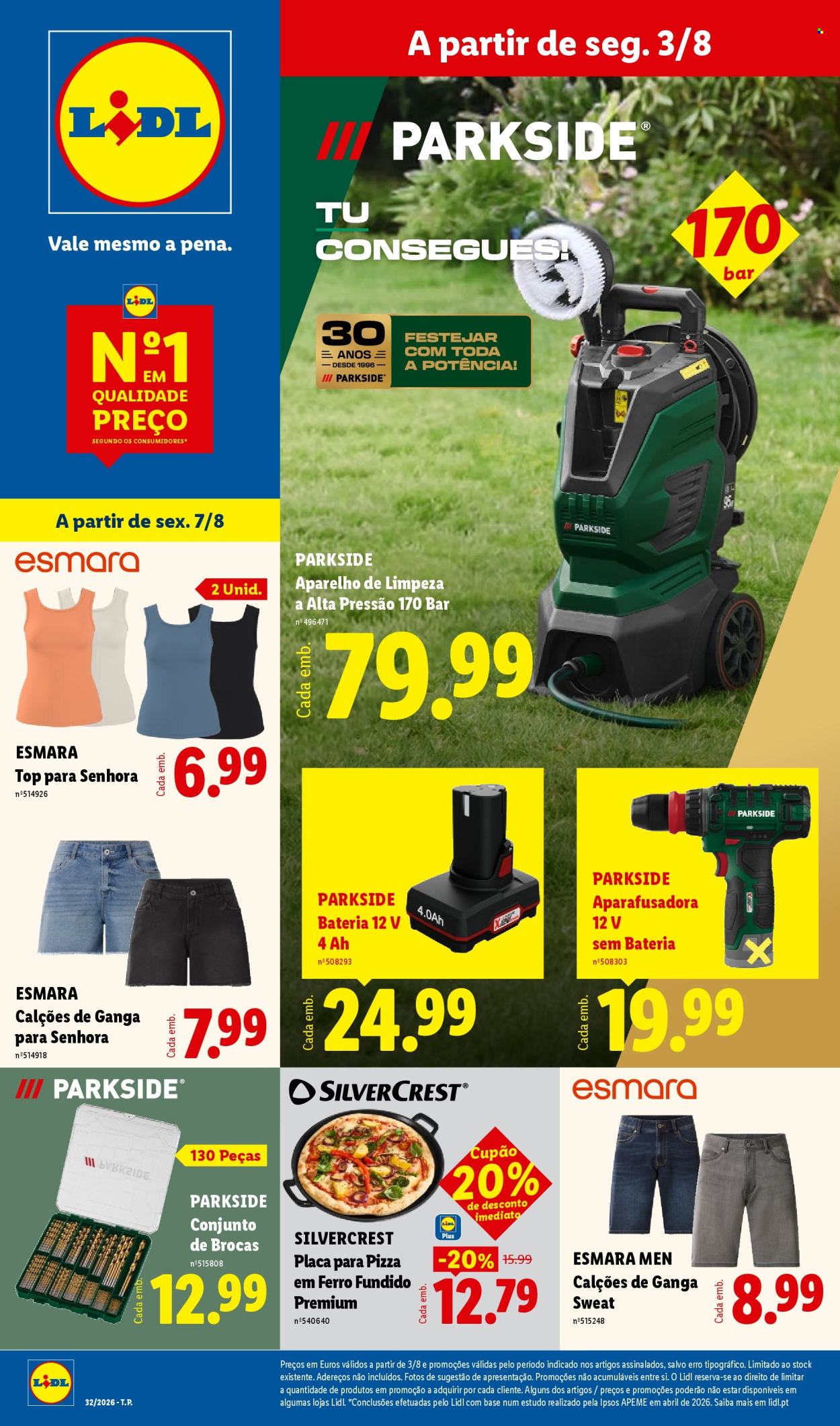 Folheto Lidl - 3.8.2026 - 13.8.2026. Página 1