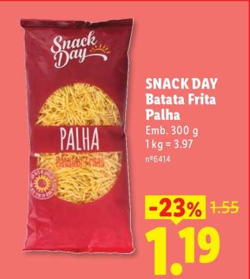SNACK DAY Batata Frita Palha