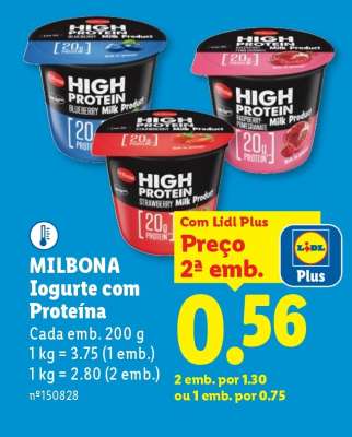 Milbona Iogurte com Proteína