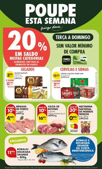 Folheto Pingo Doce - 4.8.2026 - 10.8.2026.