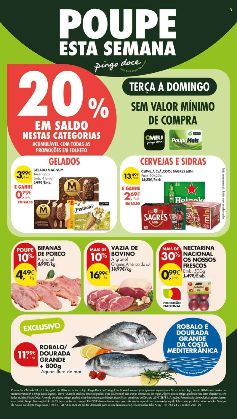 Folheto Pingo Doce - 4.8.2026 - 10.8.2026.