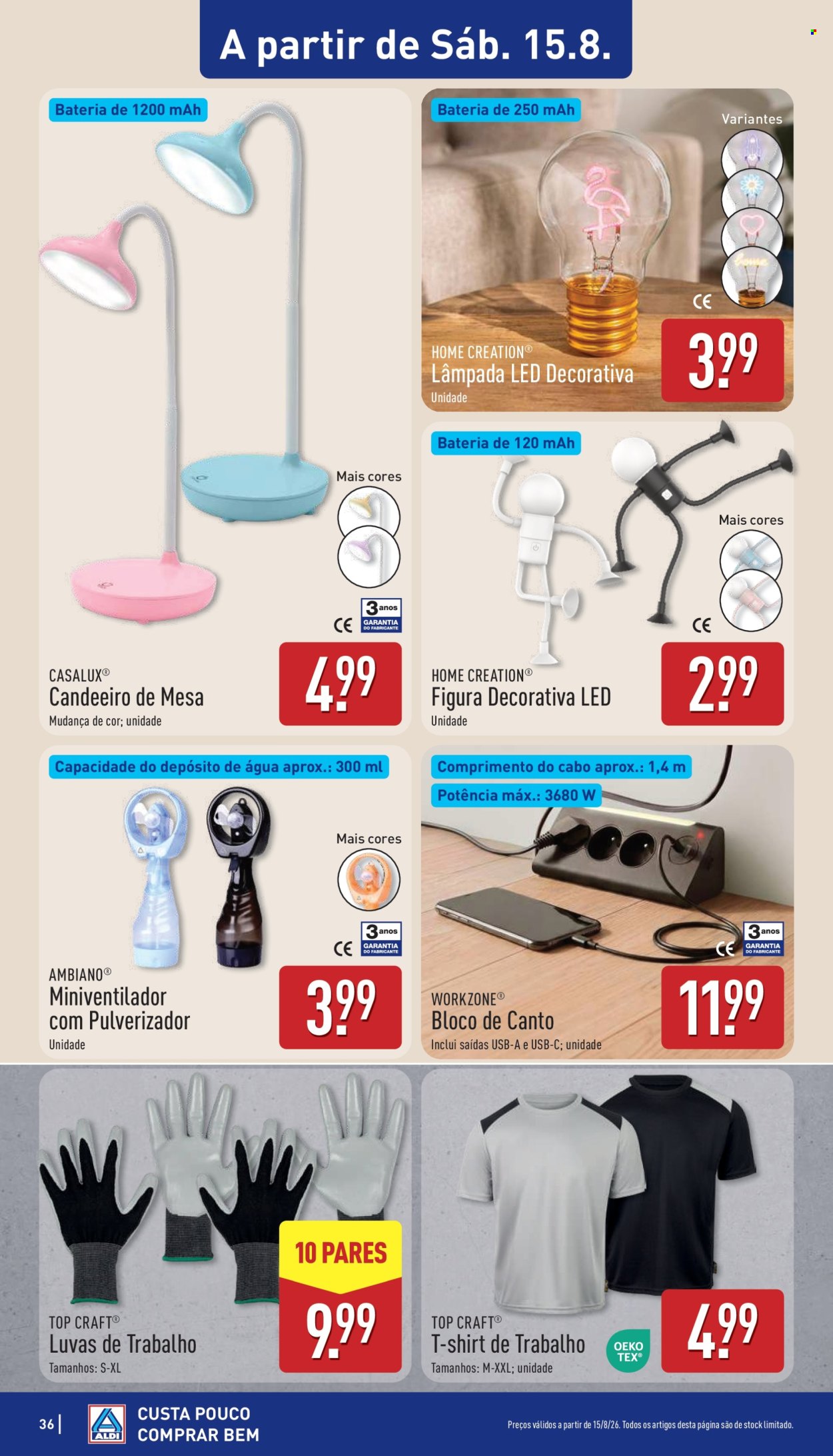Folheto Aldi - 10.8.2026 - 16.8.2026. Página 36