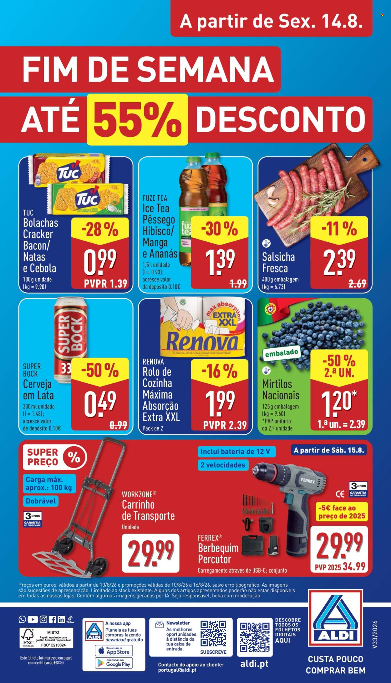Folheto Aldi - 10.8.2026 - 16.8.2026. Página 38