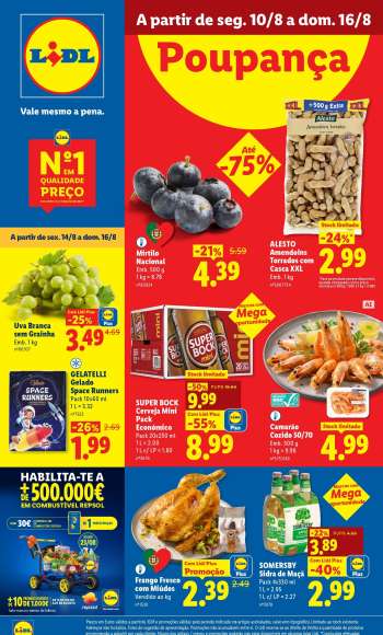 Folheto Lidl - 10.8.2026 - 16.8.2026.