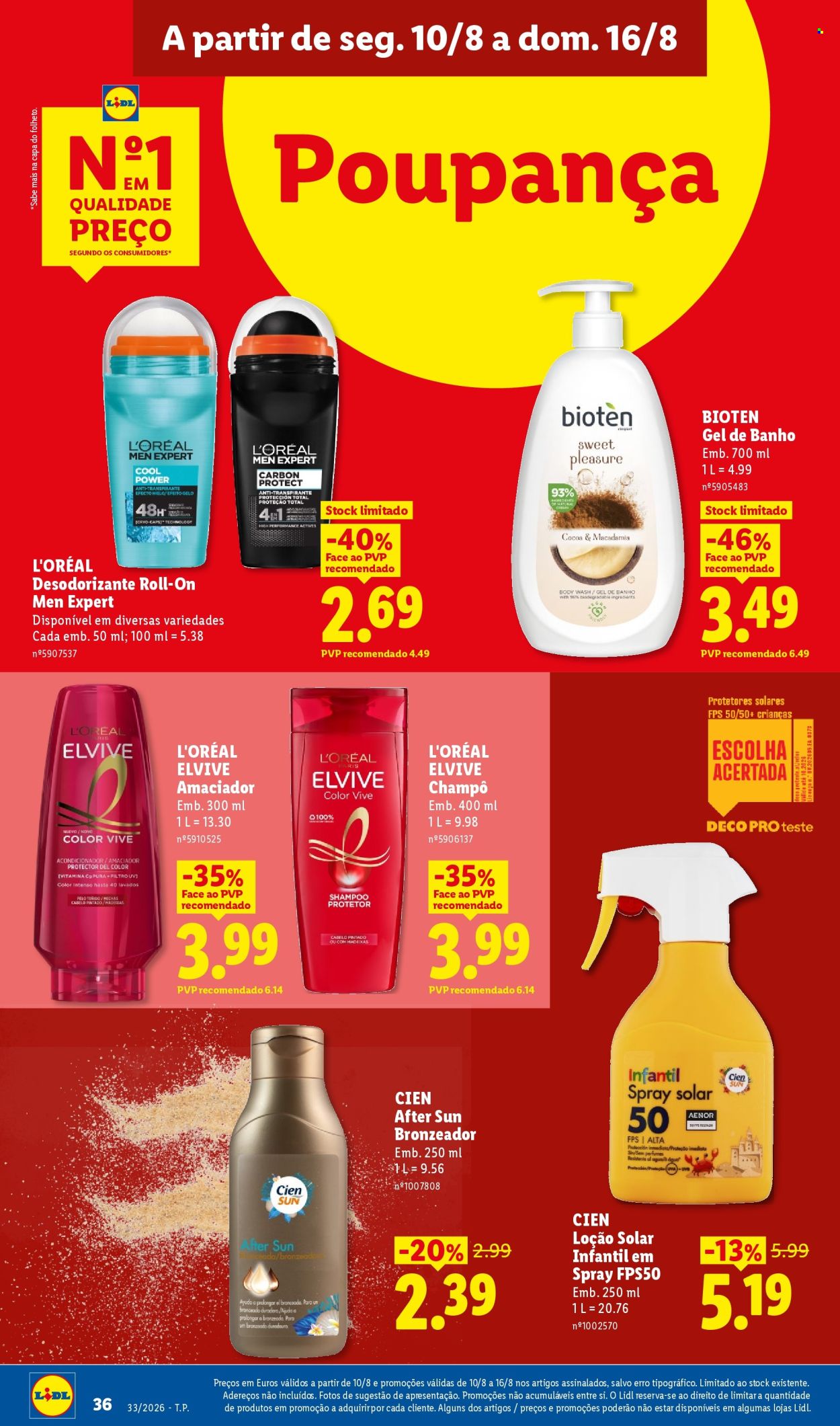 Folheto Lidl - 10.8.2026 - 16.8.2026. Página 36