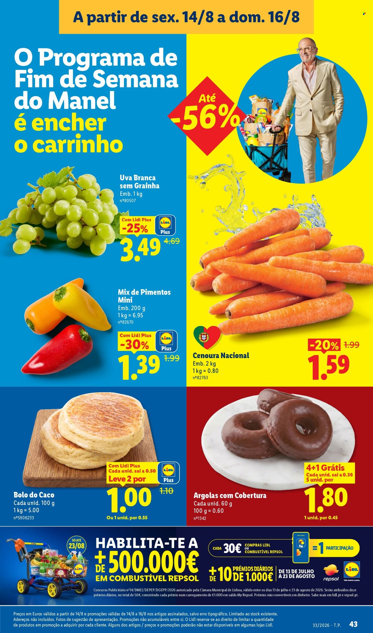 Folheto Lidl - 10.8.2026 - 16.8.2026. Página 43