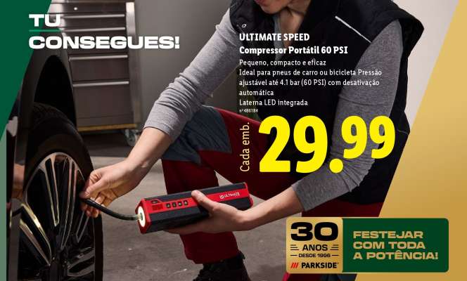 ULTIMATE SPEED Compressor Portátil 60 PSI