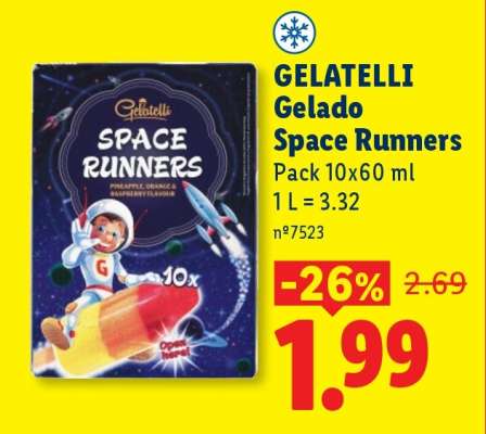GELATELLI Gelado Space Runners
