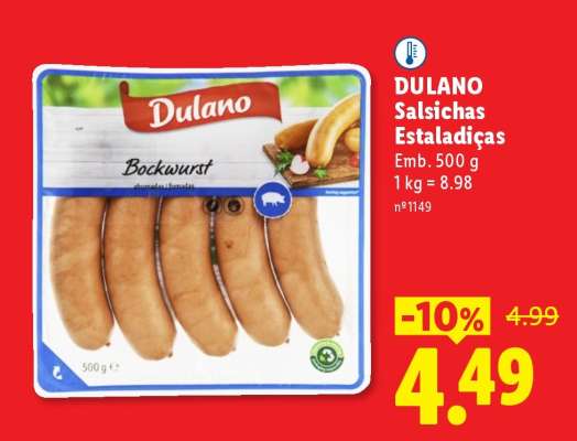 Dulano Salsichas Estaladiças