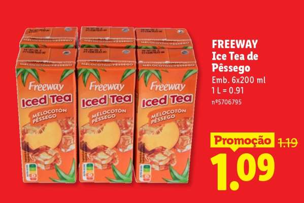 FREEWAY Ice Tea de Pêssego